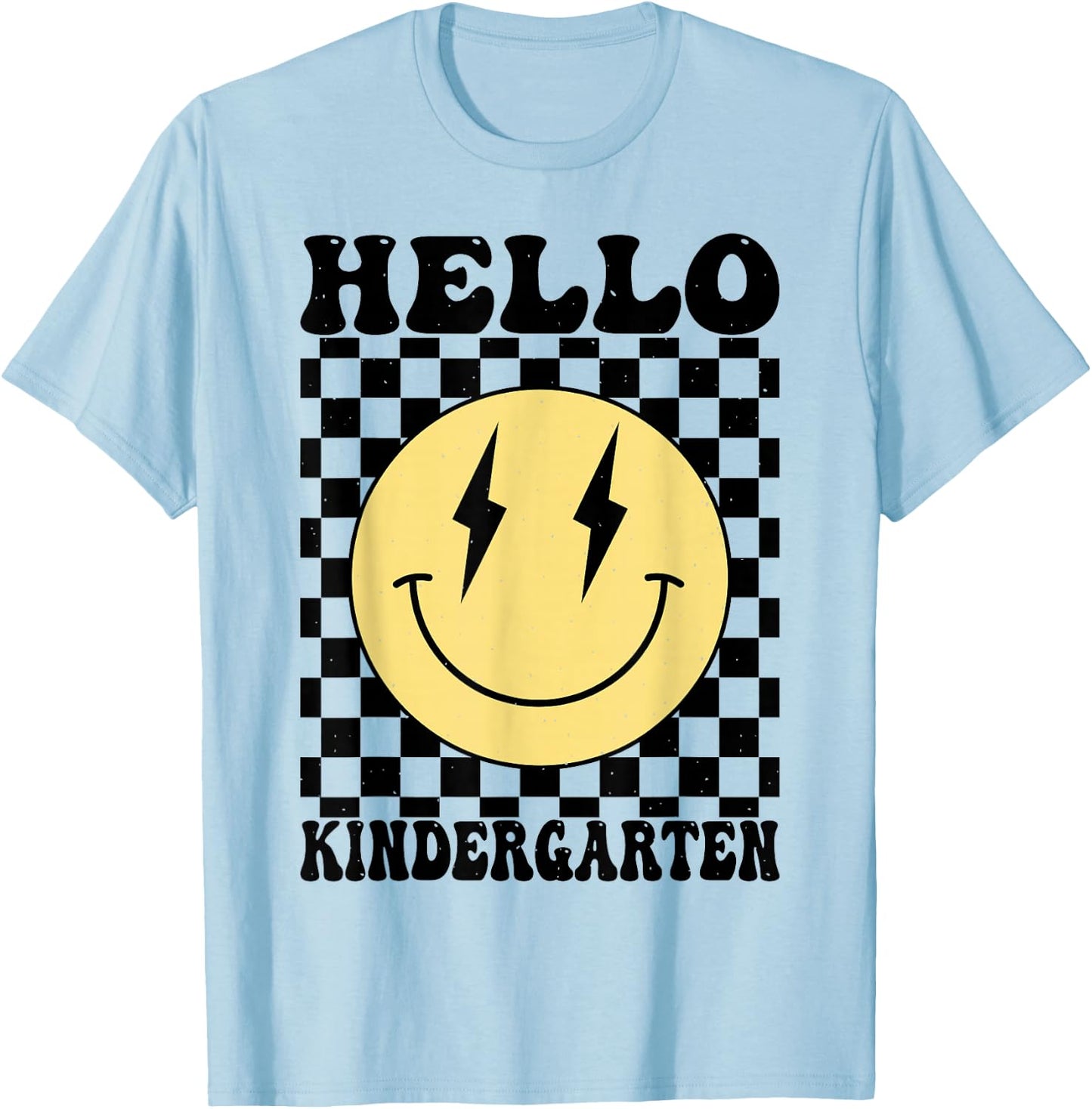 Hello Kindergarten First Day of School Kindergarten Boys Kid T-Shirt - T-Shirt | Light Blue