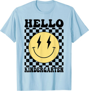 Hello Kindergarten First Day of School Kindergarten Boys Kid T-Shirt - T-Shirt | Light Blue