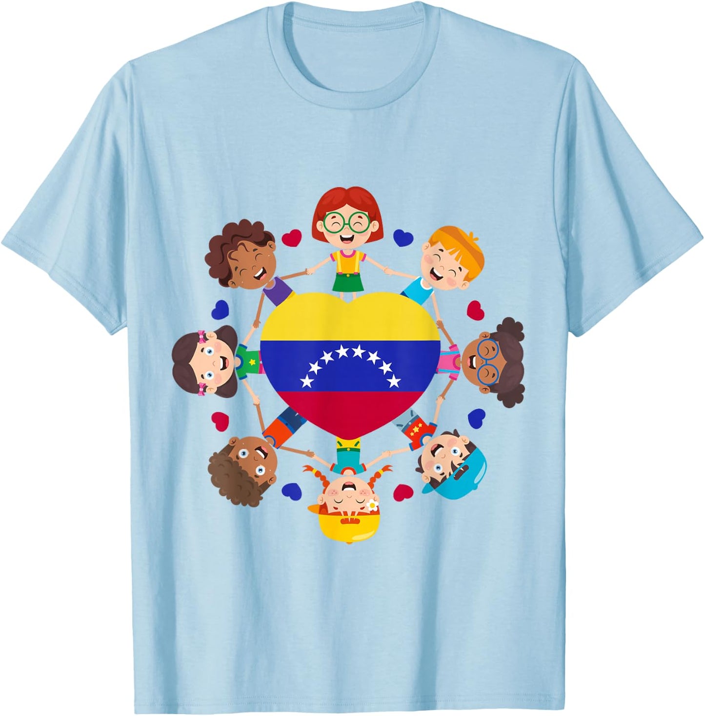 Venezuela Hispanic Heritage Toddler Venezuelan Girl Boy Kids T-Shirt - T-Shirt | Light Blue