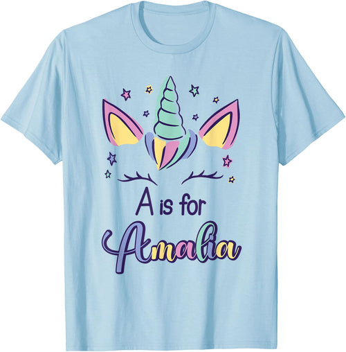 First Name Amalia Personalized A Is For Amalia