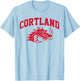 SUNY Cortland Red Dragons Athletics Logo T-Shirt - T-Shirt | Light Blue