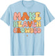 Kids Make Heaven Crowded Boy Funny Christian-Shirt Religious T-Shirt - T-Shirt | Light Blue