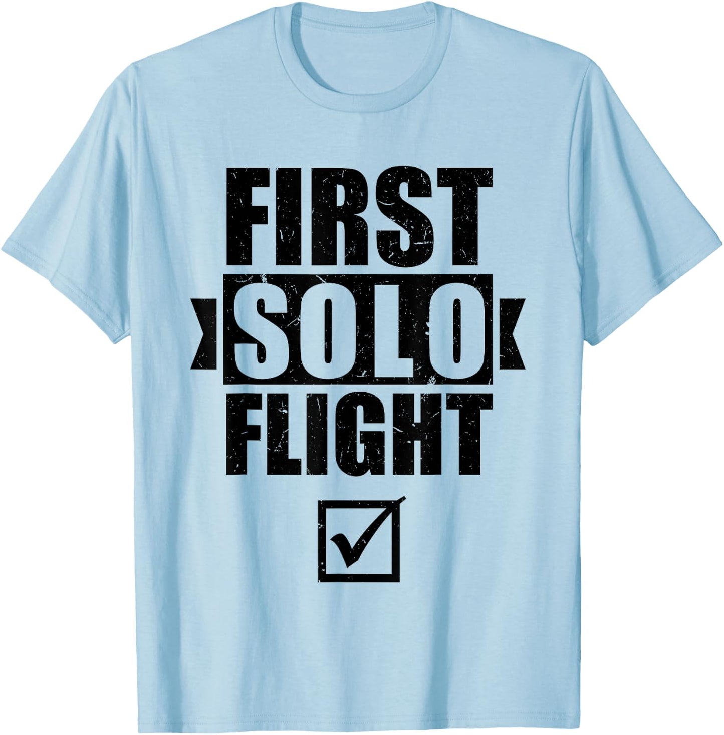 First Solo Flight T-Shirt - T-Shirt | Light Blue