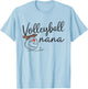 Volleyball nana leopard funny mother's day T-Shirt - T-Shirt | Light Blue