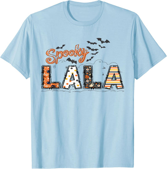Spooky Lala Halloween Lala Life Family Matching T-Shirt - T-Shirt | Light Blue