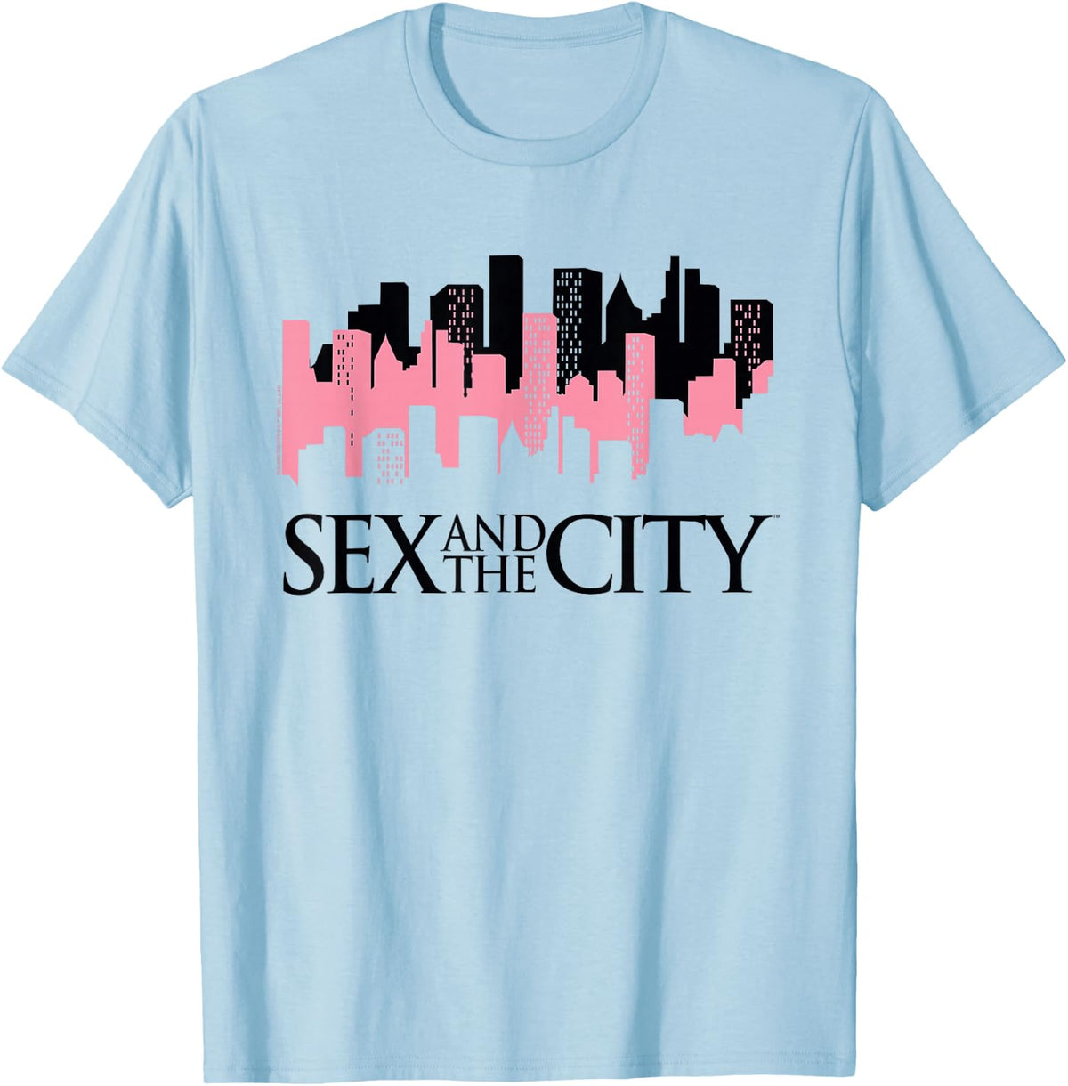 Sex and the City Cityscapes T-Shirt - T-Shirt | Light Blue