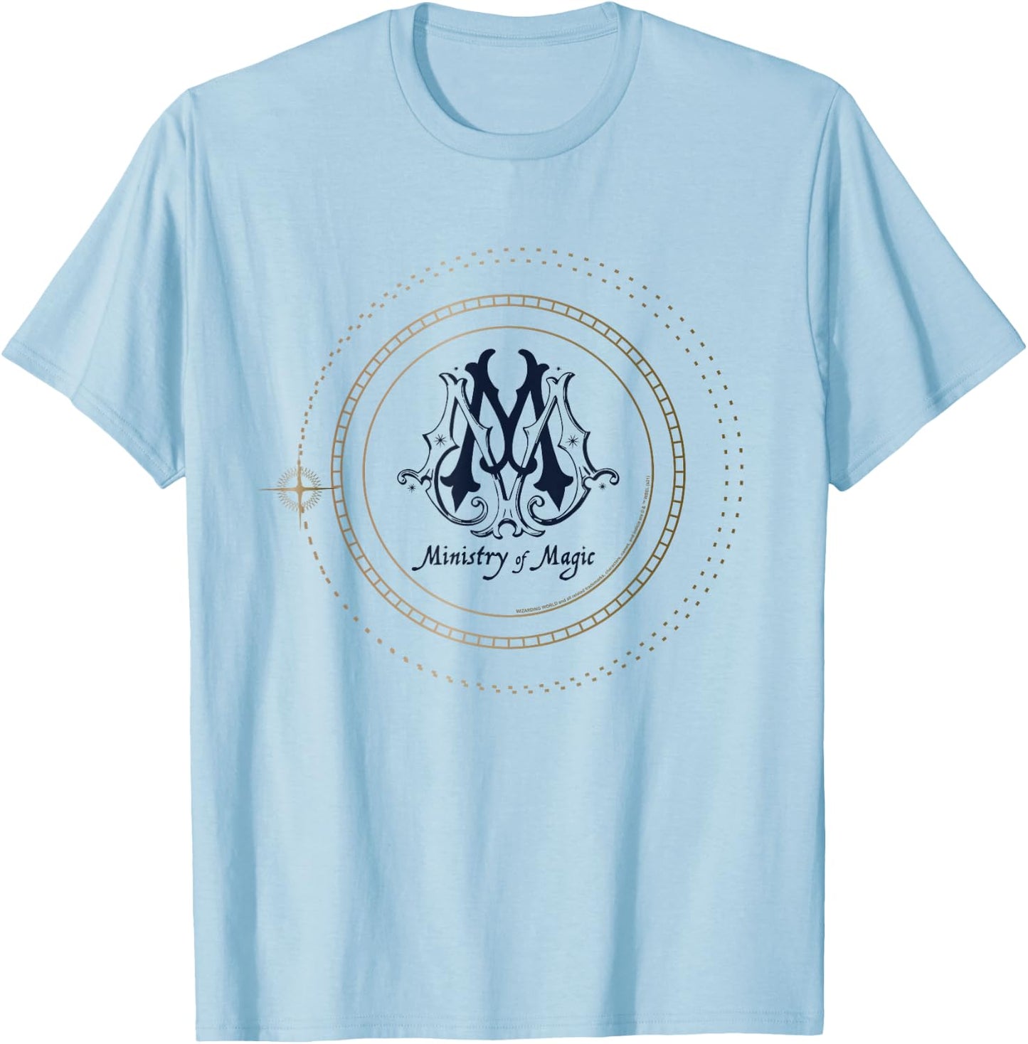 Harry Potter Ministry of Magic Emblem T-Shirt - T-Shirt | Light Blue