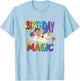 Dora the Explorer Birthday Magic Dora & Boots Riding Unicorn T-Shirt - T-Shirt | Light Blue