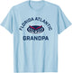 Florida Atlantic University FAU Owls Arched Grandpa T-Shirt - T-Shirt | Light Blue