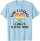 Literacy Coach Literacy Day Heart Work Reading Teacher T-Shirt - T-Shirt | Light Blue