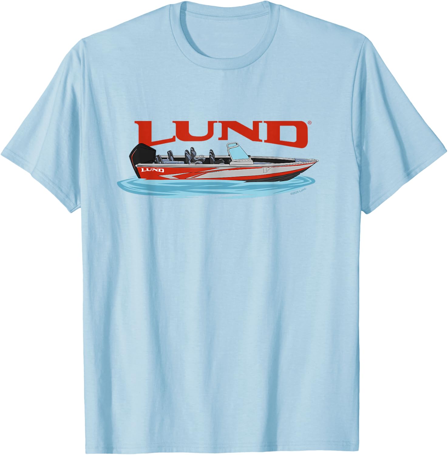 Lund Red Boat T-Shirt - T-Shirt | Light Blue