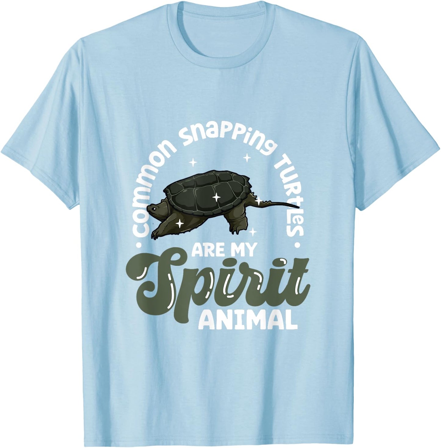 My spirit animal - Common Snapping Turtle T-Shirt - T-Shirt | Light Blue