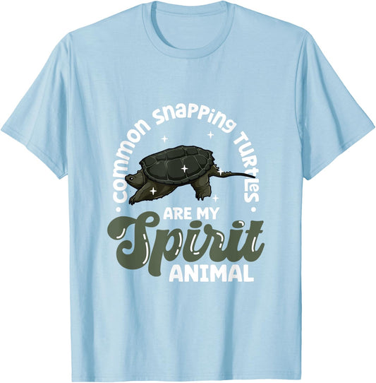 My spirit animal - Common Snapping Turtle T-Shirt - T-Shirt | Light Blue