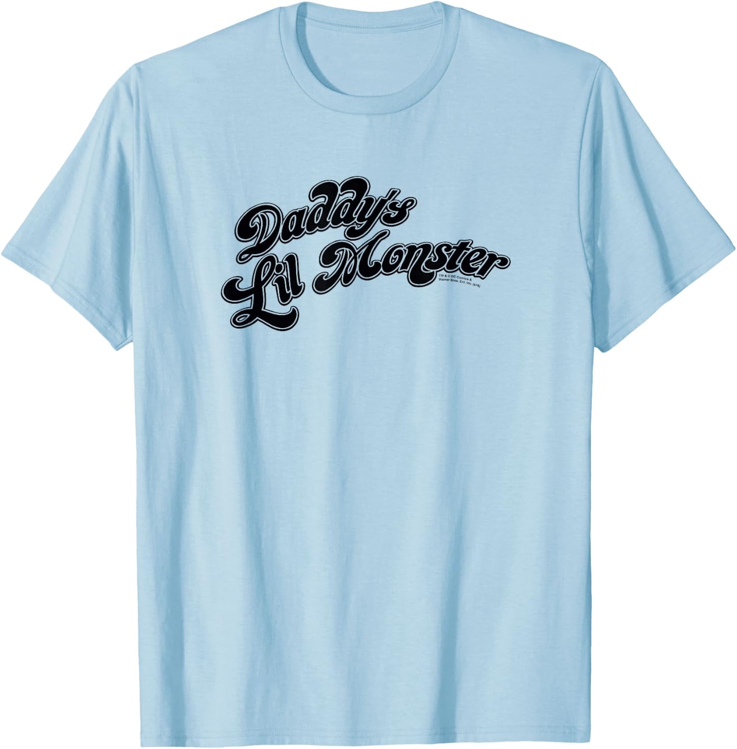 Suicide Squad Harley Quinn Daddy's Lil' Monster T-Shirt - T-Shirt | Light Blue