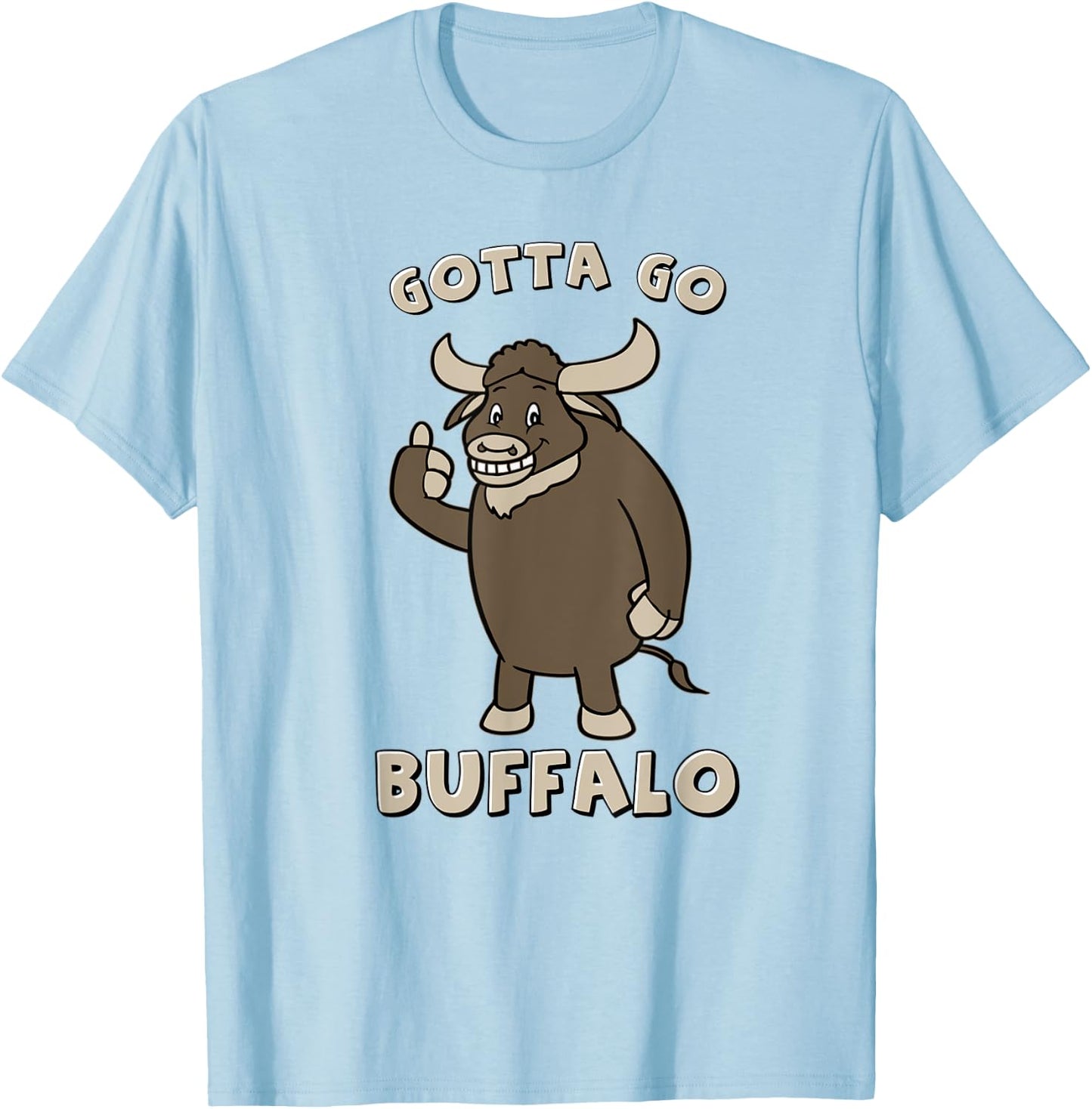 Gotta Go Buffalo T-Shirt - T-Shirt | Light Blue