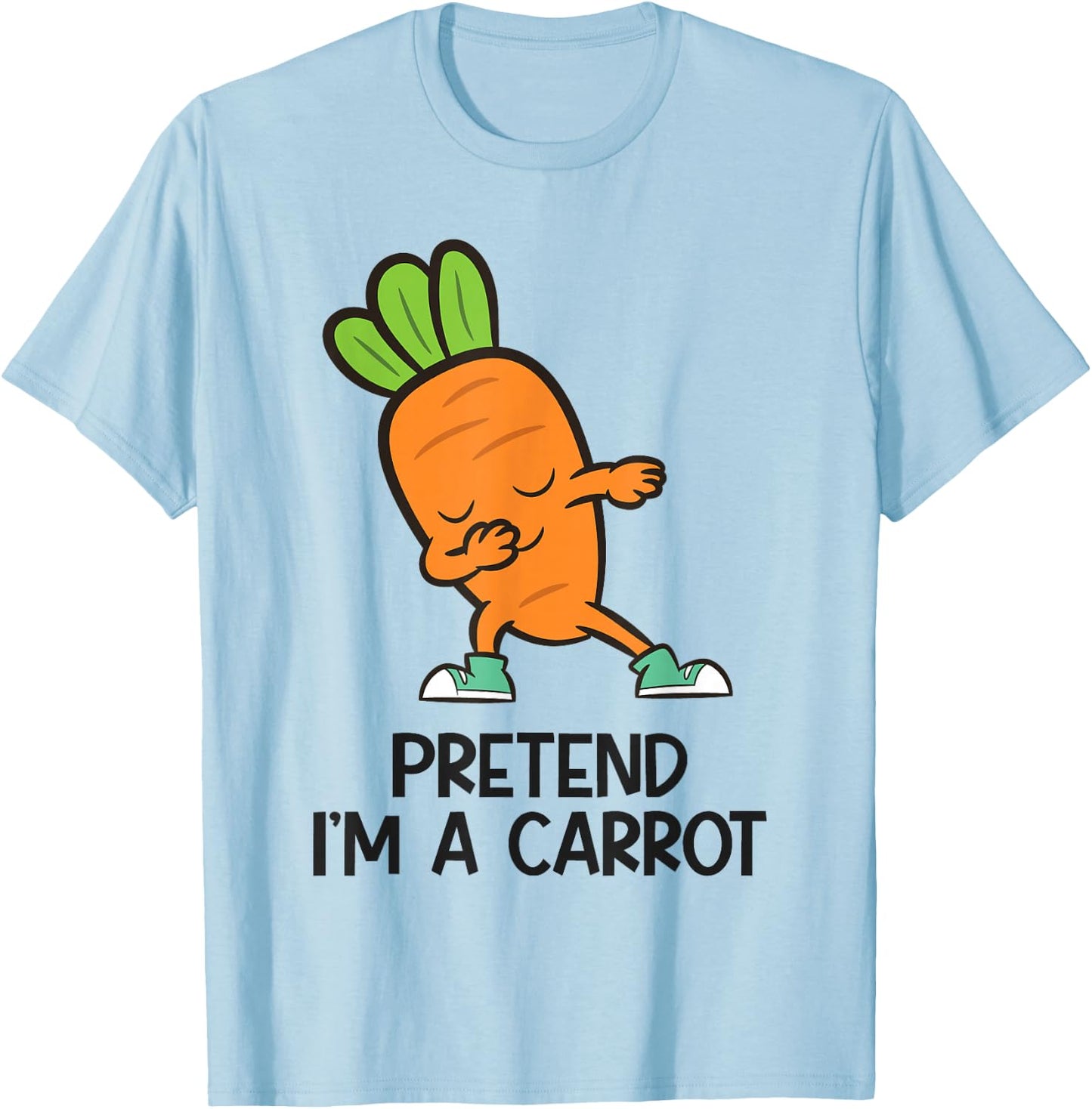 Pretend Im A Carrot Lazy Costume Carrot T-Shirt - T-Shirt | Light Blue