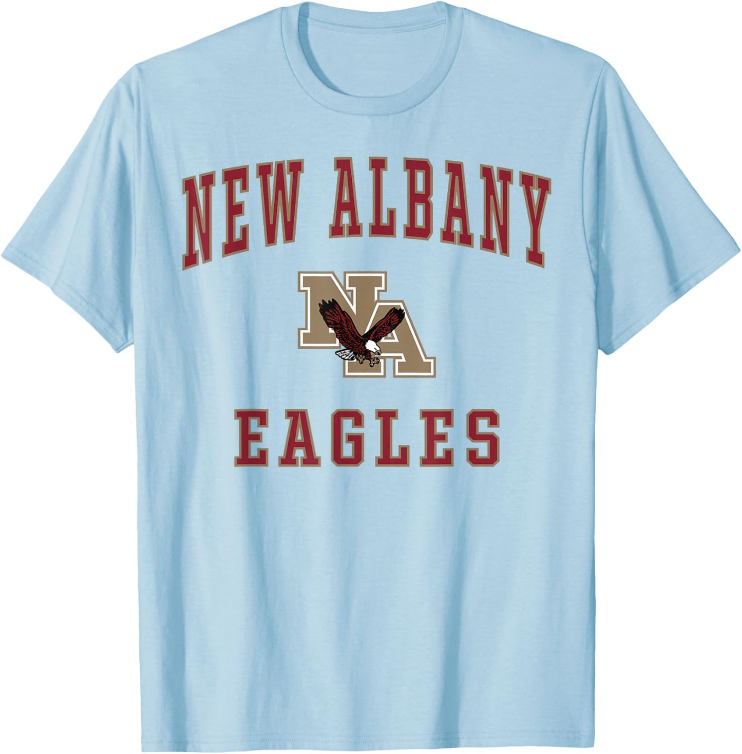 New Albany High School Eagles T-Shirt - T-Shirt | Light Blue