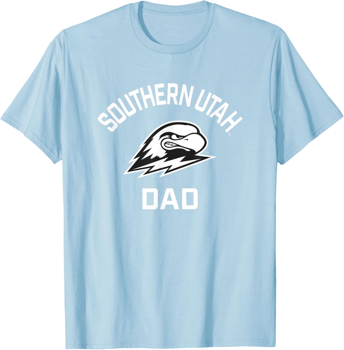 Southern Utah University Thunderbirds Arched Dad T-Shirt - T-Shirt | Light Blue