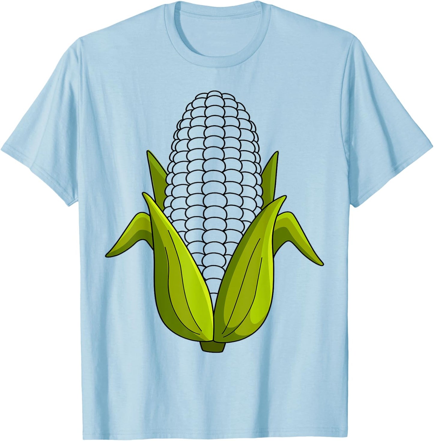 Cute Yellow Corn Costume For Kids and Toddlers T-Shirt - T-Shirt | Light Blue