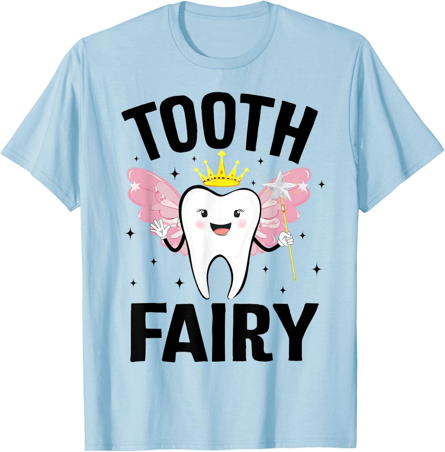 Funny Tooth Fairy Halloween Costume Kids Girls T-Shirt - T-Shirt | Light Blue