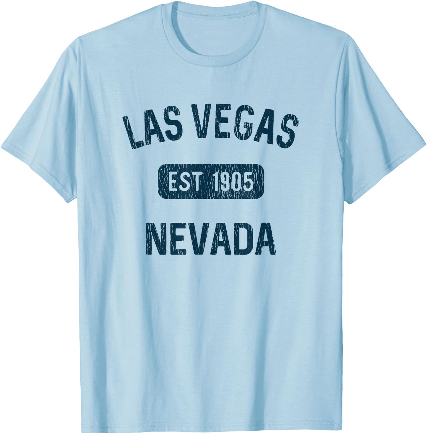 Las Vegas EST 1905 Vegas Strip Vacation Souvenir and Gifts T-Shirt - T-Shirt | Light Blue