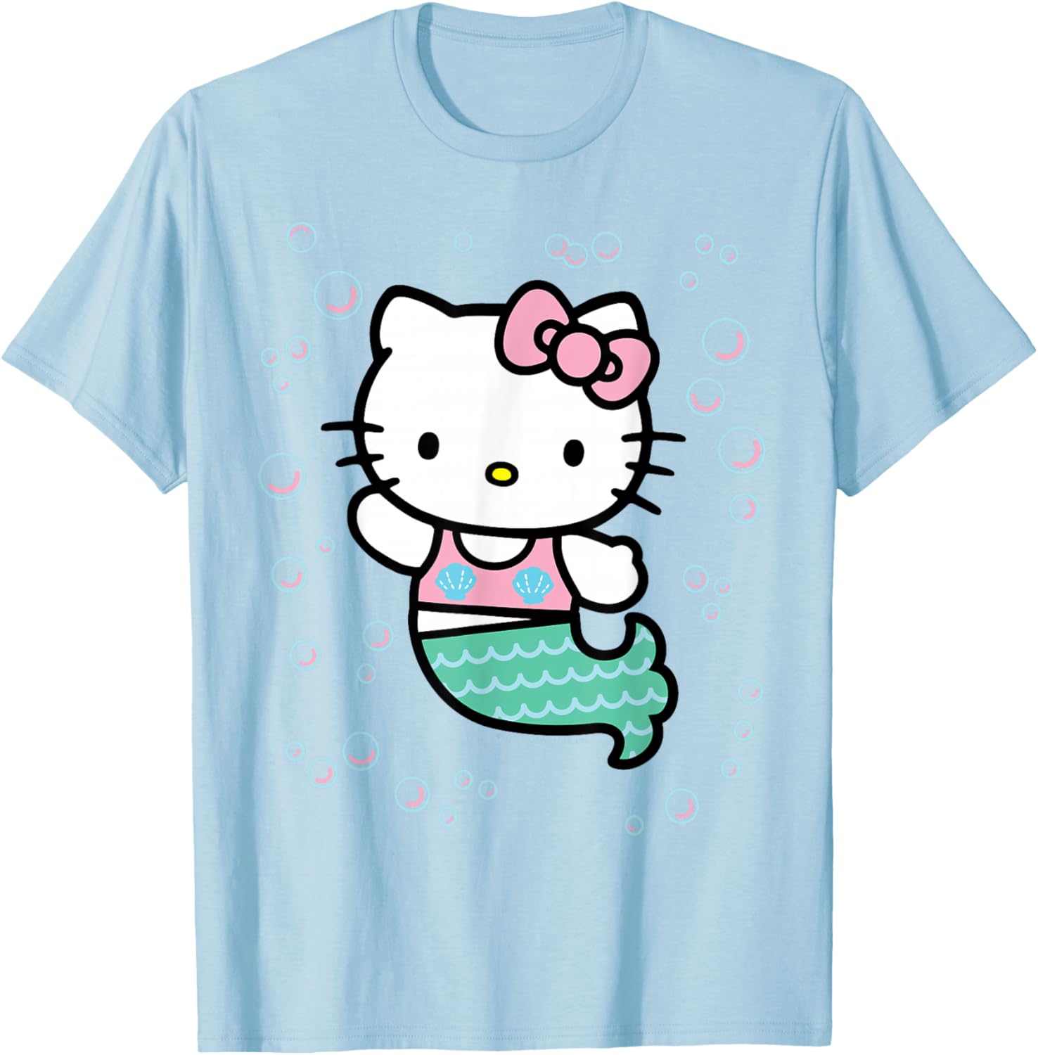 Hello Kitty Mermaid Shirt T-Shirt - T-Shirt | Light Blue