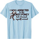 I WAS ADDICTED TO THE HOKEY POKEY TURNED MYSELF AROUND Meme T-Shirt - T-Shirt | Light Blue