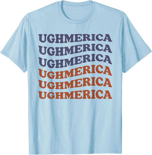 Ughmerica Ughmerica Ughmerica 4th of July T-Shirt - T-Shirt | Light Blue