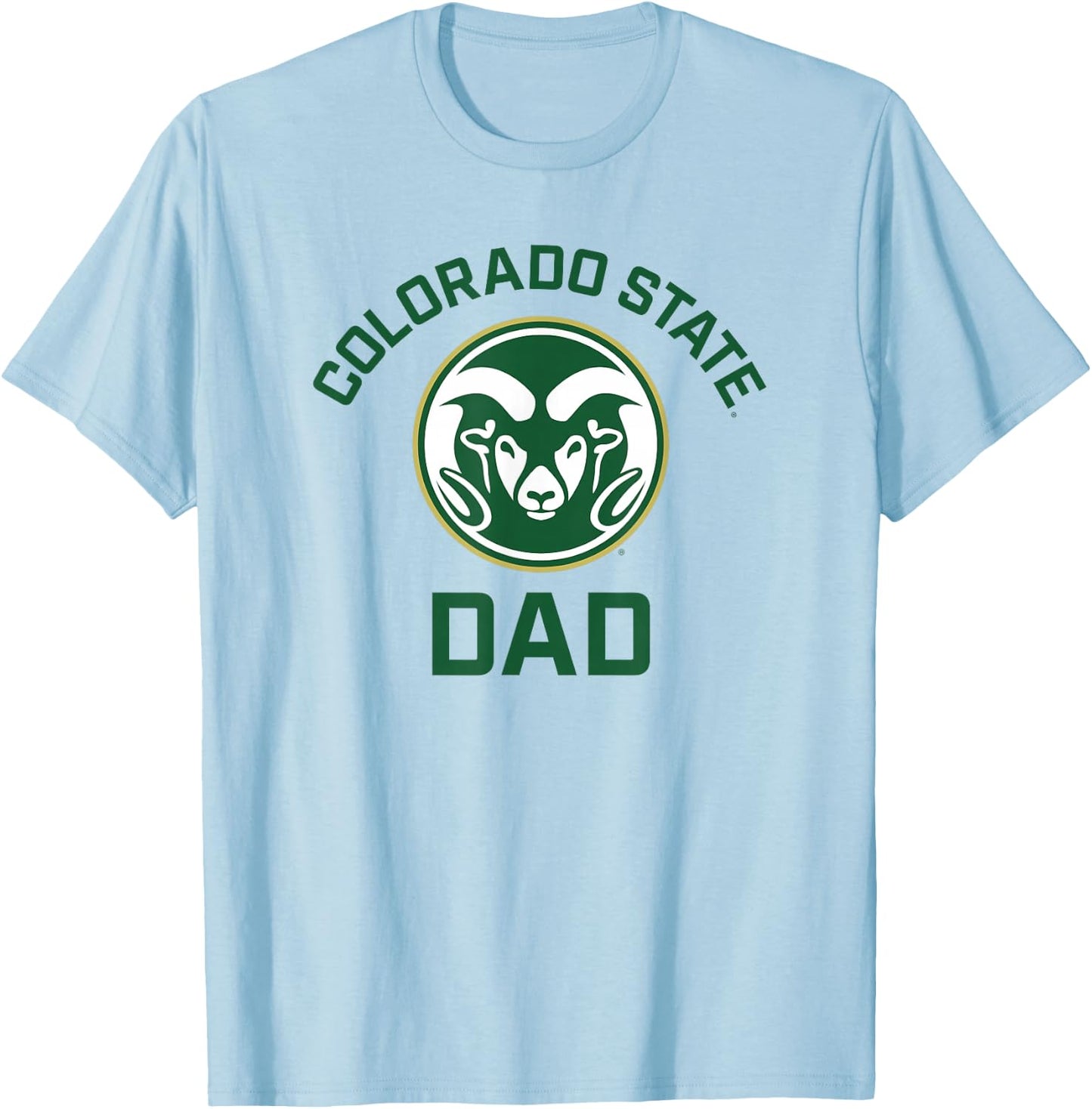 Colorado State University Rams Arched Dad T-Shirt - T-Shirt | Light Blue