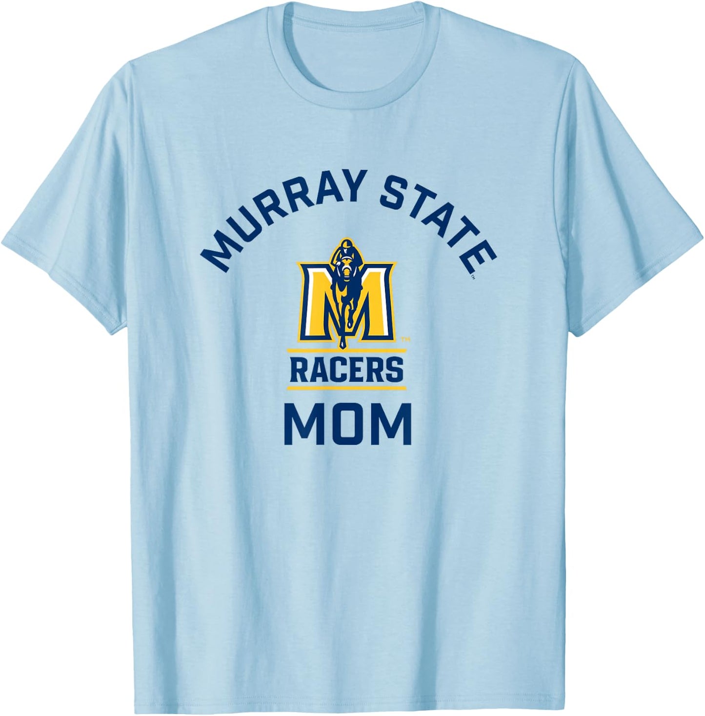 Murray State University Racers Arched Mom T-Shirt - T-Shirt | Light Blue