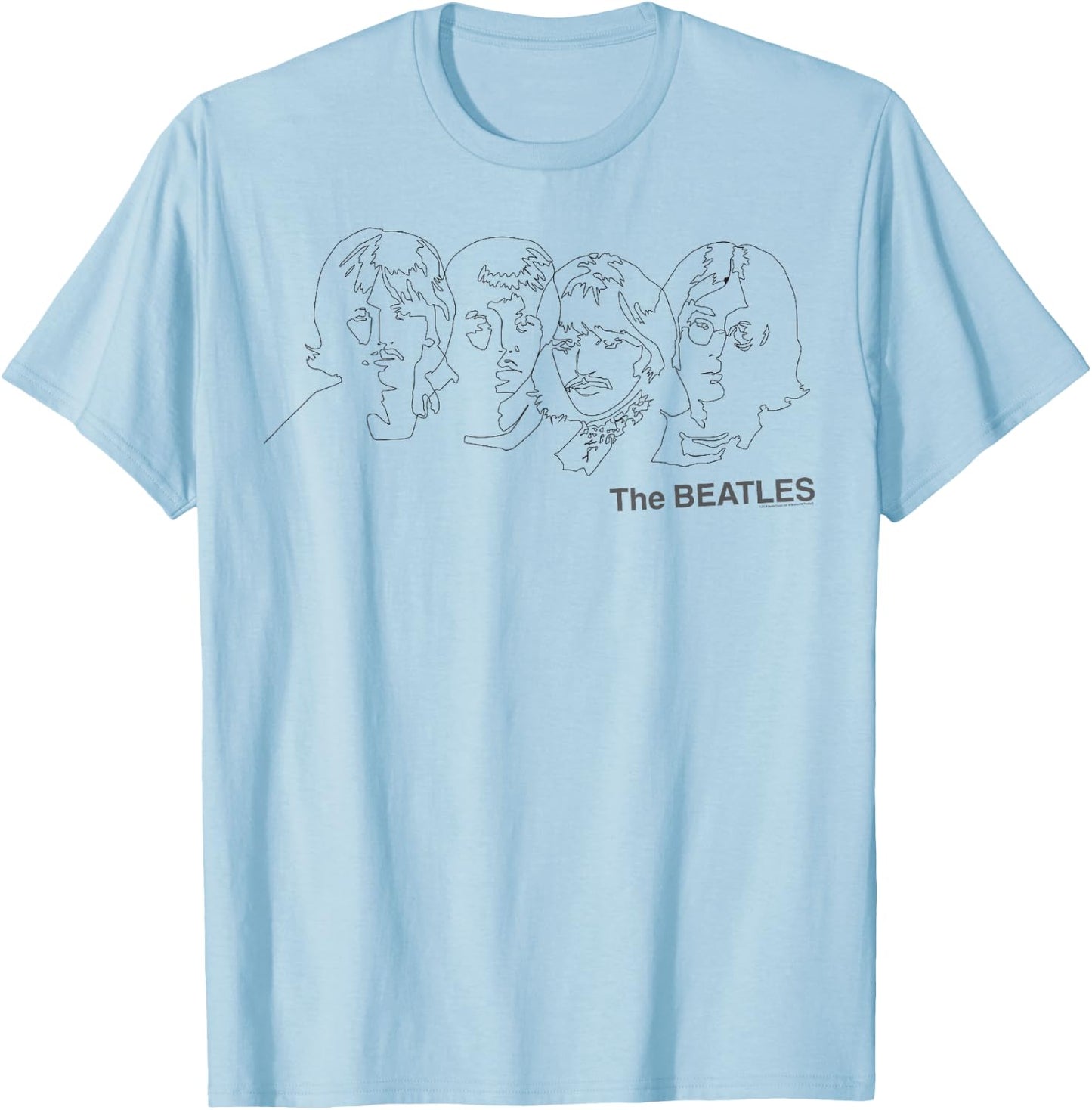 The Beatles Structure T-Shirt - T-Shirt | Light Blue
