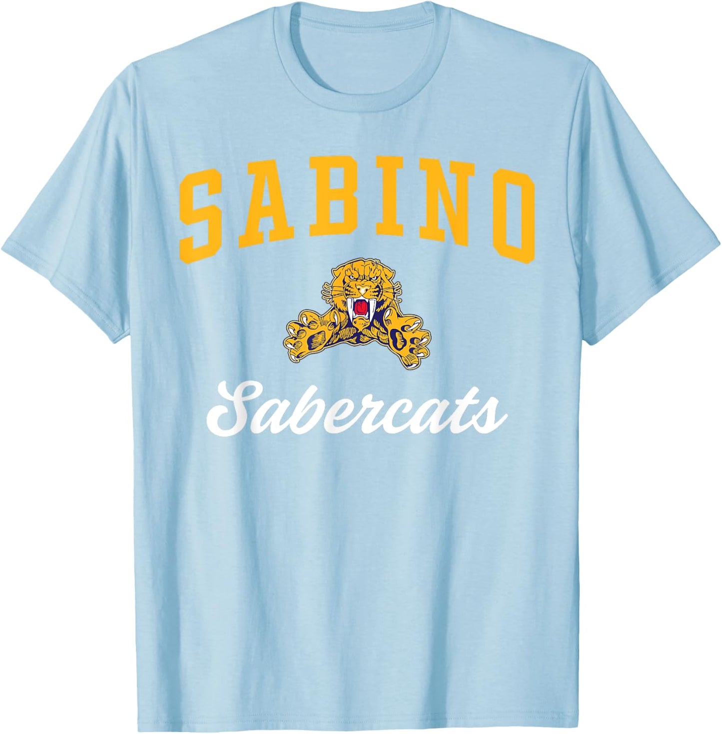Sabino High School Sabercats C3 T-Shirt - T-Shirt | Light Blue