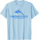 Emerald Isle North Carolina Dolphin Women Beach T-Shirt - T-Shirt | Light Blue