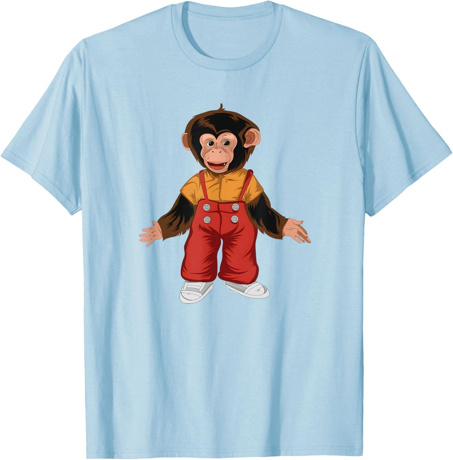 Howdie Doody Monkey Toy T-Shirt - T-Shirt | Light Blue