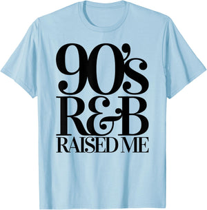 Throwback Vintage RnB Classics 90's Old School R&B T Shirt T-Shirt - T-Shirt | Light Blue