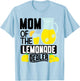 Mom Of The Lemonade Dealer Funny Summer T-Shirt - T-Shirt | Light Blue