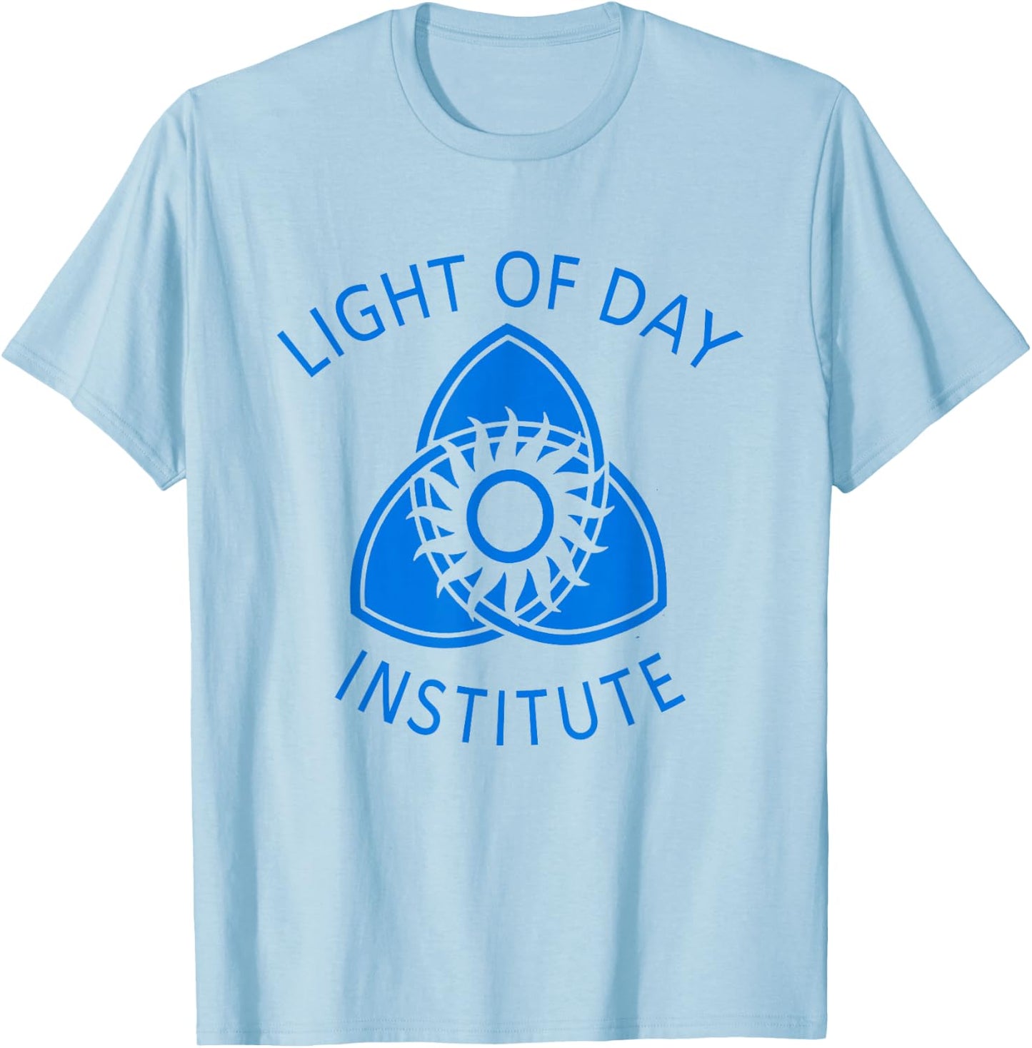 Light Of Day Institute | The blood of Christ T-Shirt - T-Shirt | Light Blue