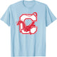 SUNY Cortland Red Dragons C Mark T-Shirt - T-Shirt | Light Blue