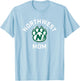 Northwest Missouri State Bearcats Arched Mom T-Shirt - T-Shirt | Light Blue
