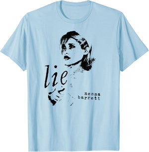 Nessa Barrett Lie T-Shirt - T-Shirt | Light Blue