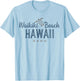 Waikiki Beach Oahu Hawaii T-Shirt - T-Shirt | Light Blue