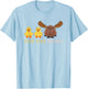 Duck Duck Moose Shirt for Kids Cute Animals Funny Party Game T-Shirt - T-Shirt | Light Blue