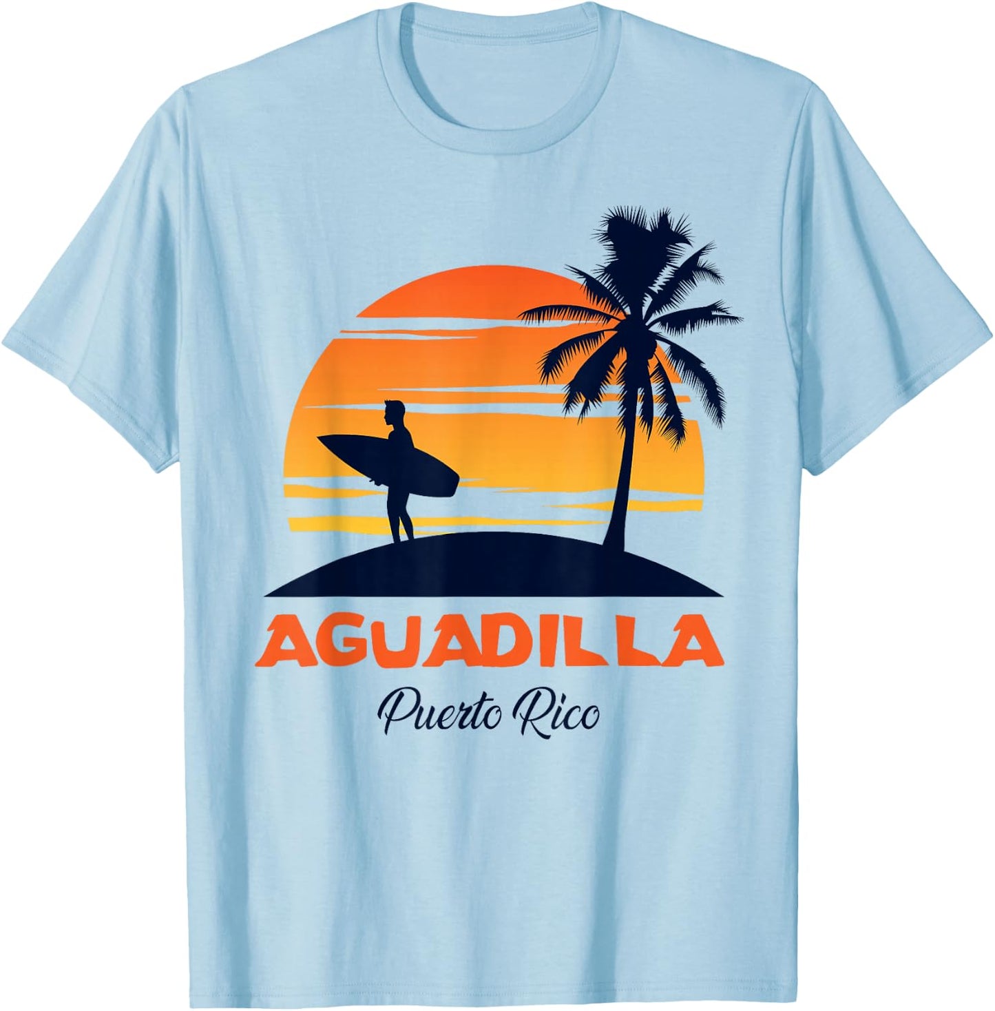 Aguadilla Puerto Rico T-Shirt - T-Shirt | Light Blue