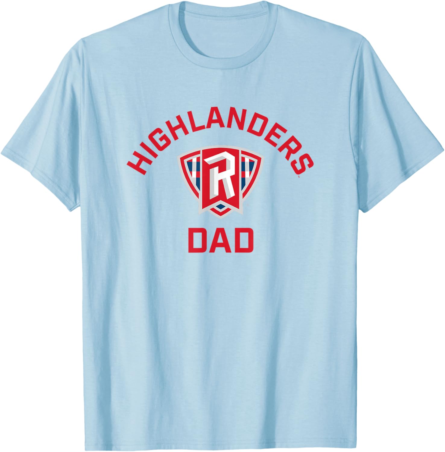 Radford University Highlanders Arched Dad T-Shirt - T-Shirt | Light Blue