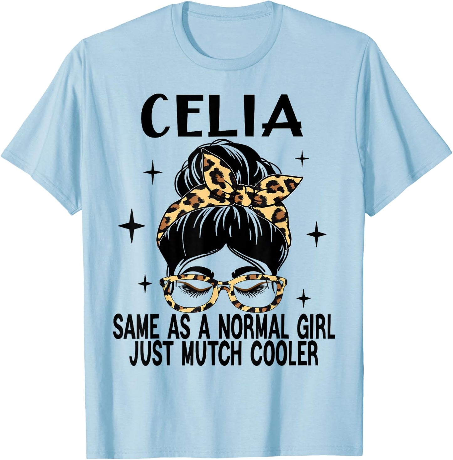 SwiftStyle Apparel CELIA Costume Cute Definition Personalized Name CELIA , Small, Grey T-Shirt - T-Shirt | Light Blue