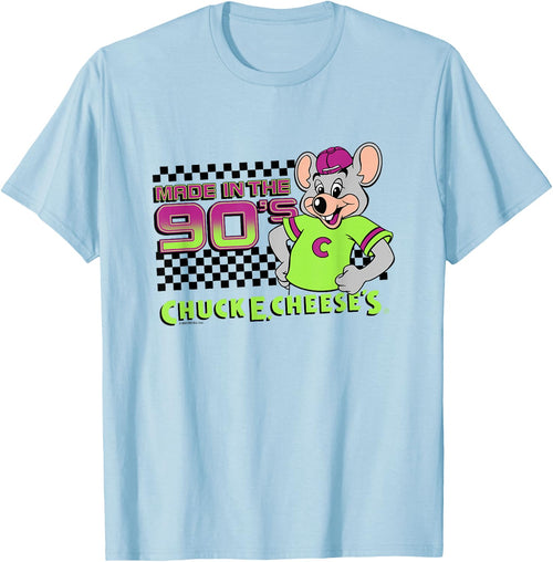 Chuck E. Cheese Made In The 90's Retro Neon Logo