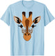 Halloween Giraffe Face Costume Kids Cute Themed T-Shirt - T-Shirt | Light Blue