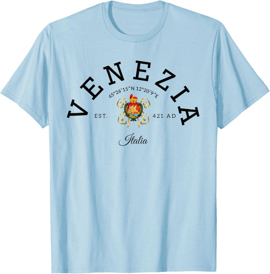 Venezia Italia trip Venezia Venezia Italy Venezia vacation T-Shirt - T-Shirt | Light Blue