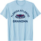 Florida Atlantic University FAU Owls Arched Grandma T-Shirt - T-Shirt | Light Blue