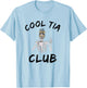Cool tia club cool awesome tia skeleton messy bun coffee T-Shirt - T-Shirt | Light Blue